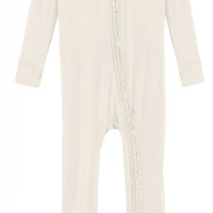 Muffin Ruffle Coverall with Zipper Big kids size 12 (not baby) Union Suit